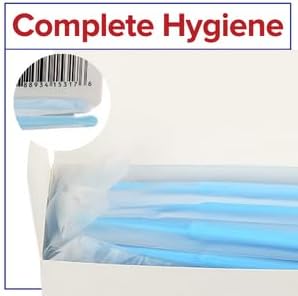 American Hospital Supply Ear Curettes | Ear Pick Wax Removal Tool Cleaner | Individually Wrapped Plastic Ear Cleaner Tool for Teens Adult (4 MM - Spoon Tip) White