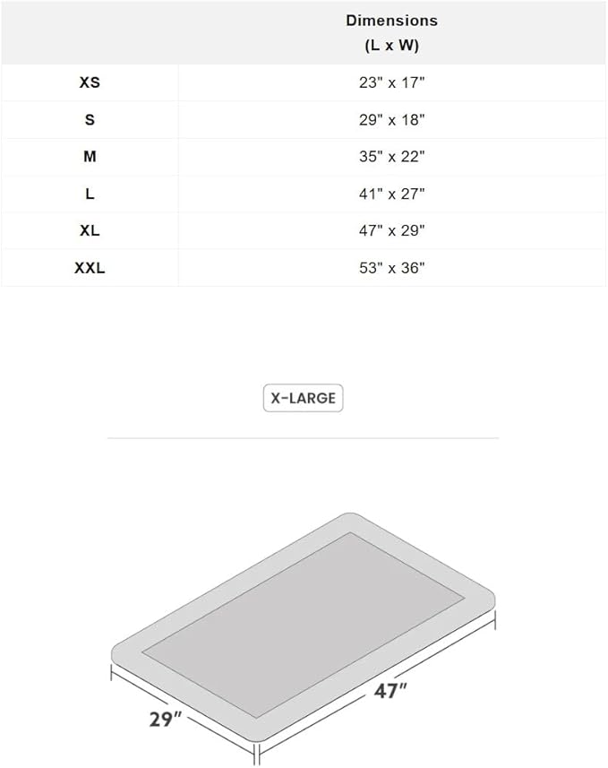 K9 Ballistics Tough Ripstop Dog Crate Pad - Durable, Machine Washable XL Kennel & Travel Mat for Extra Large Dogs, 47 x 29 Fits 48" Wire Crates, Obsidian Black