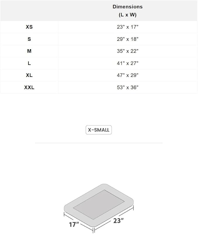 K9 Ballistics Tough Ripstop Dog Crate Pad - Durable, Machine Washable Kennel & Travel Mat for Puppies and X Small Dogs, 23 x 17 fits 24” Wire Crate, Blue Quartz