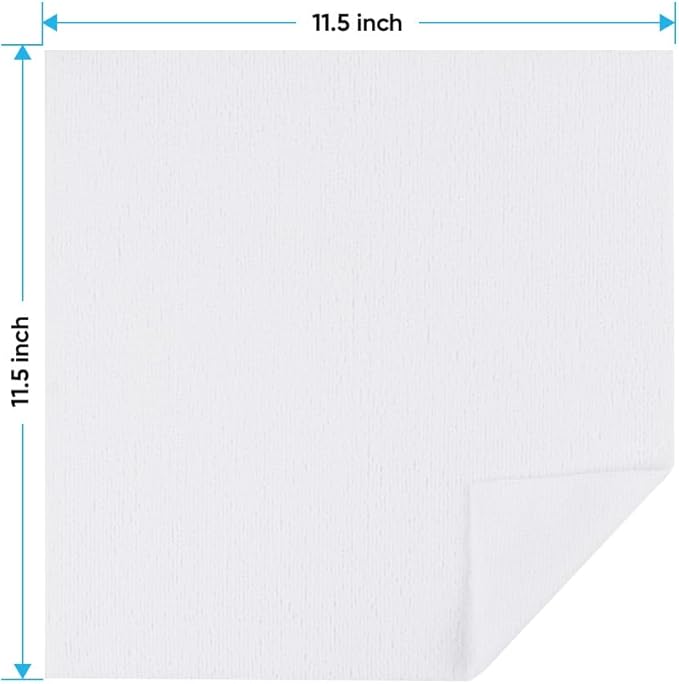 HOMEXCEL White Shop Towels 100 Pack, Reusable Microfiber Towels for Cars, Bulk Multipurpose Microfiber Cleaning Cloths, Lint Free Cleaning Rags for Car, House and Kitchen, 11.5 x 11.5 inch