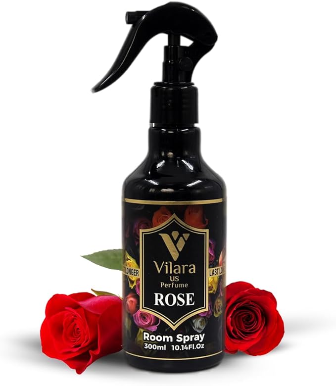 Room Spray Freshener - Long-Lasting Luxury Scents - Room and Linen Spray for Bedding, Sheets, Fabric, Furniture for Aromatherapy - 10.14 fl oz (Rose)