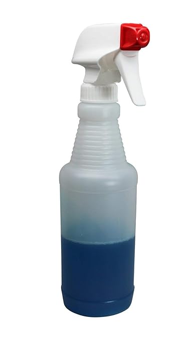 Pinnacle Mercantile Plastic Spray Bottles Leak Proof Technology Empty 16 oz Value Pack of 12 Made In USA