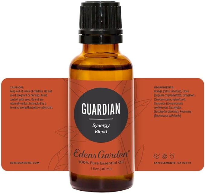 Edens Garden Guardian Essential Oil Blend- 100% Pure Premium Grade, Undiluted, Natural, Therapeutic, Aromatherapy, The Best for Skin, Laundry, Humidifiers 118 ml (4 fl oz)