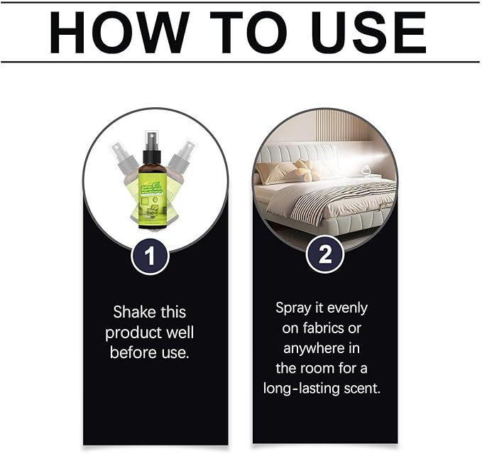 Citrus Room and Laundry Spray – Air Freshener & Fabric Mist, Long-Lasting Fresh Scent for Rooms, Linens, Curtains & Pillows