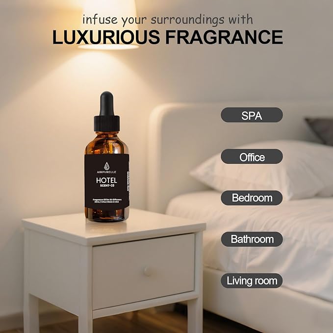 Hotel Diffuser Oil – Luxury White Tea Lily Warm Sandalwood Aromatherapy Premium Fragrance Oil for Ultrasonic and Waterless Diffusers 1 Pack(1 * 1.02 fl oz) Dream On Scent