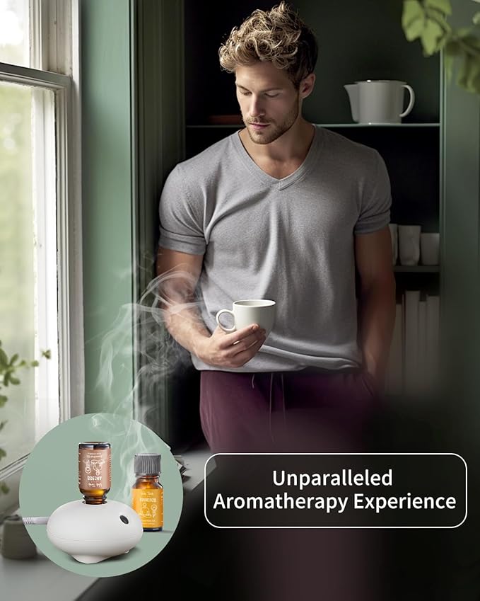 Hotel Scent Essential Oils Set, VEDA TINDA SCENT Luxury Hotel Diffuser Oil, Aromatherapy Gift Hotel Inspired Fragrance Oil Blends (6 x 10 ML) for Waterless Diffusers, Soap & Candle Making Scents