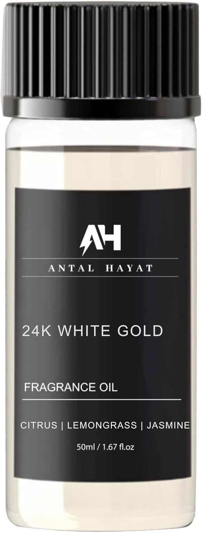 Hotel Scent 24k Magic Diffuser Oil 50ml - 24k Magic Diffuser Oil Refill - Aromatherapy Essential Fragrance Oils - Citrus, Lemongrass, and Jasmine - Home Luxury Scents - Hotel Scent Oils for Home