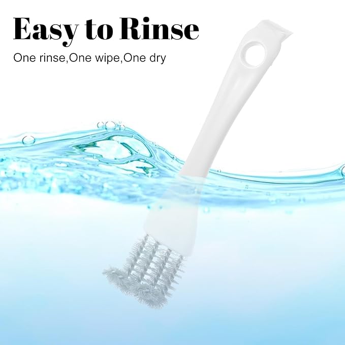 2Pcs Bird Cage Cleaning Brush with Long Ergonomic Handle, Bird Cage Tool Accessories Supplies for Better Cleaning of Birds Droppings from Pet Cages Parrot Cages Birds Perches