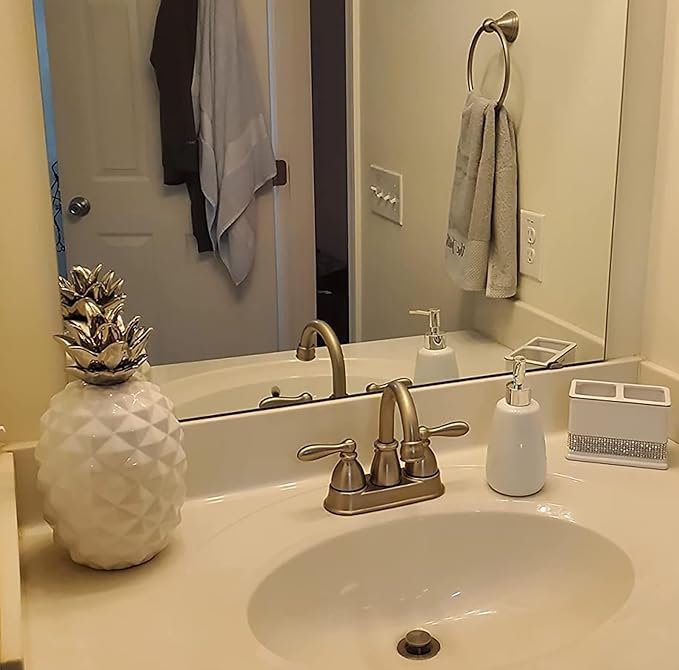 White Hand Soap Dispenser Ceramics Bottles with Elegant Pump Top Bathroom Empty Shampoo Bottles 10oz/300ml