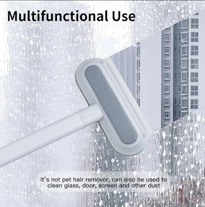 4 in 1 Pet Hair Remover for Furniture, Multifunctional Pet Hair Removal Brush Reusable Pet Hair Remover Tool 2025 New Pets Hair Remover for Couch Carpets, Clothes, Bedding, Window