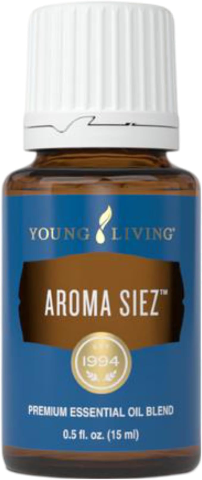 Young Living Aroma Siez Essential Oil 15 ml - Contains Antioxidants, Immune Support, Floral Flavor for Tea, Calming Aroma and Provides Soothing Comfort for Fatigue Muscles
