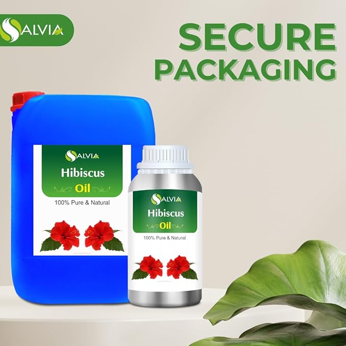 Hibiscus (Hibiscus Sabdariffa L) Essential Oil Pure Uncut Undiluted Cold Pressed Herbal Premium Aromatherapy Oil - 250ML/ 8.45fl oz