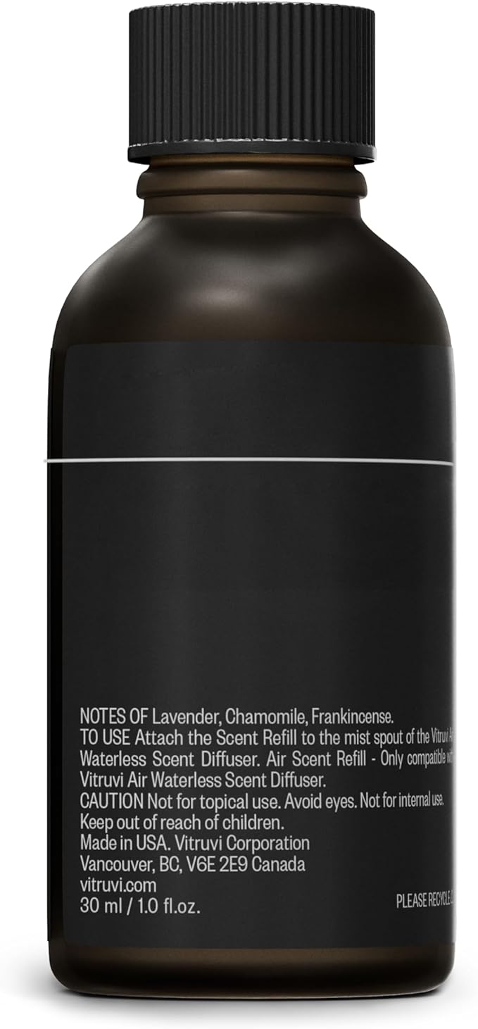 Vitruvi Sleep Scent Refill for Air Diffuser – Calming Essential Oil Blend for Bedtime – Waterless Diffusing Compatible Only with Vitruvi Air Waterless Diffuser | 01 Fl Oz. (Pack of 1)