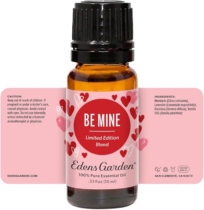 Edens Garden Be Mine Essential Oil Blend- 100% Pure Premium Grade, Undiluted, Natural, Therapeutic, Aromatherapy, The Best for Diffusing, Skin, Candle, Kid Safe 10 ml (.33 fl oz)