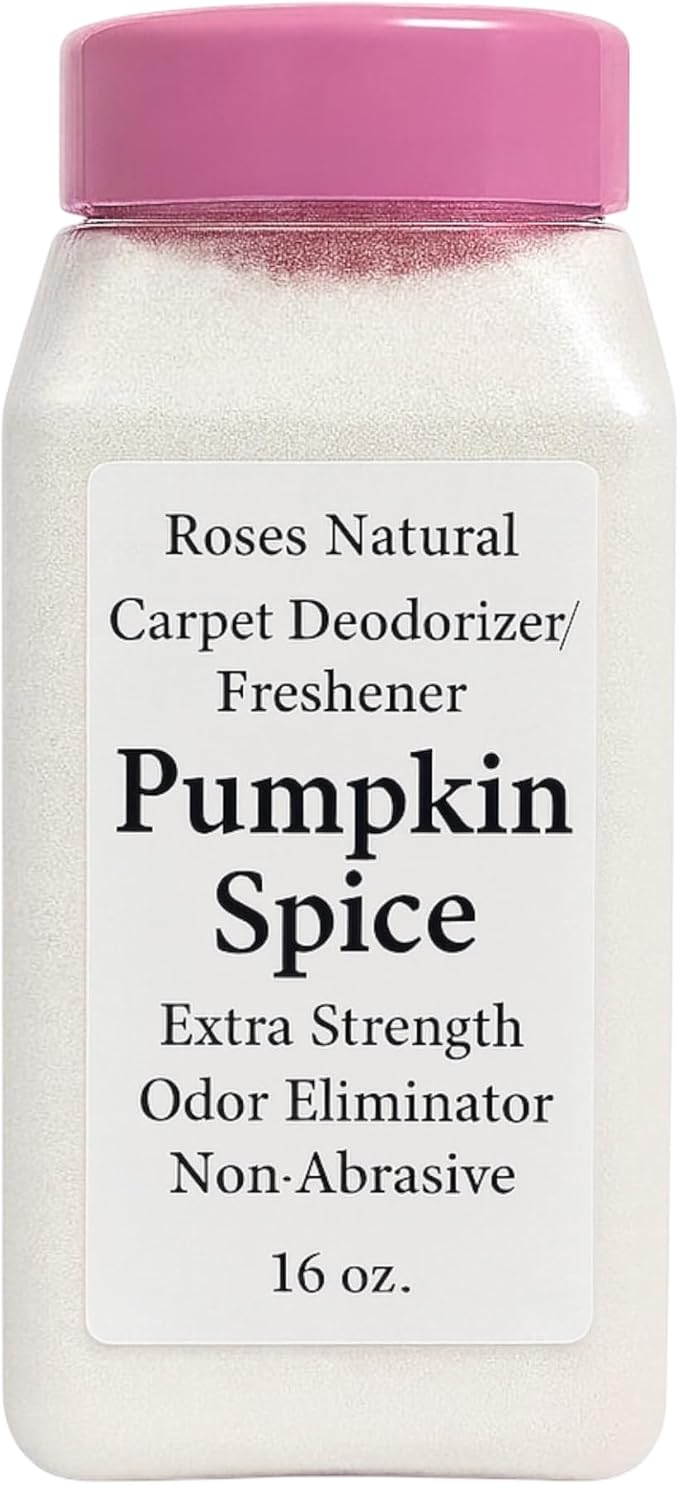 Carpet Deodorizer Powder – Multiple Scents, Pet & Kid Friendly, 16 oz (Pumpkin Spice)