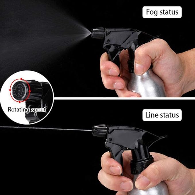 250ml Aluminum Empty Spray Bottles,2pcs Reliable Sprayer Empty Spray Bottles 250ml Aluminum Bottle for Hairdressing Tattooing Green Soap Flowers Water Sprayer Tool