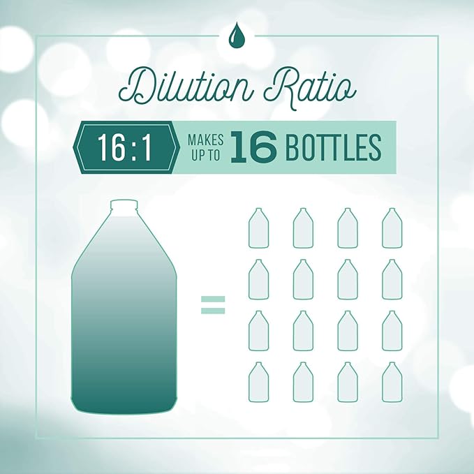 Nature's Specialties Mixing Bottle and Dog Shampoo Concentrate Bundle, Easy to Read Measurements Mixing Bottle 32 oz, Coconut Clean Dog Shampoo Conditioner Concentrate 16 oz