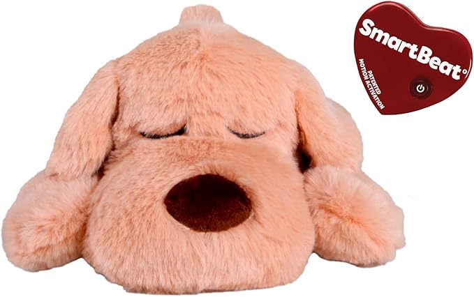 SmartPetLove Snuggle Puppy Original Dog Toy for Small Breeds - Heartbeat Puppy for Dogs - Pet Anxiety Relief and Calming Aid - Comfort Dog Toys for Behavioral Training. Heat Pack not Included