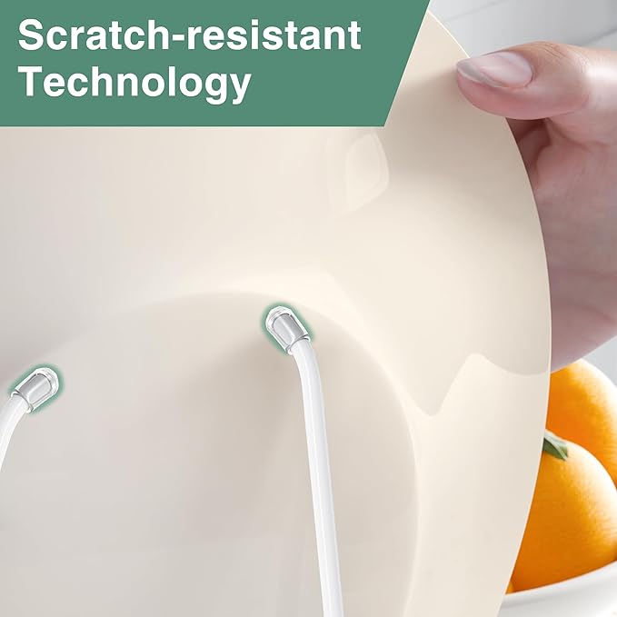 Reusable White Bags Drying Rack: Stainless Steel Multiple Kitchen Storage Organizer for Plastic, Gallon, Snack, Sandwich bags, Desktop Book Shelf, Dresser Storage Rack