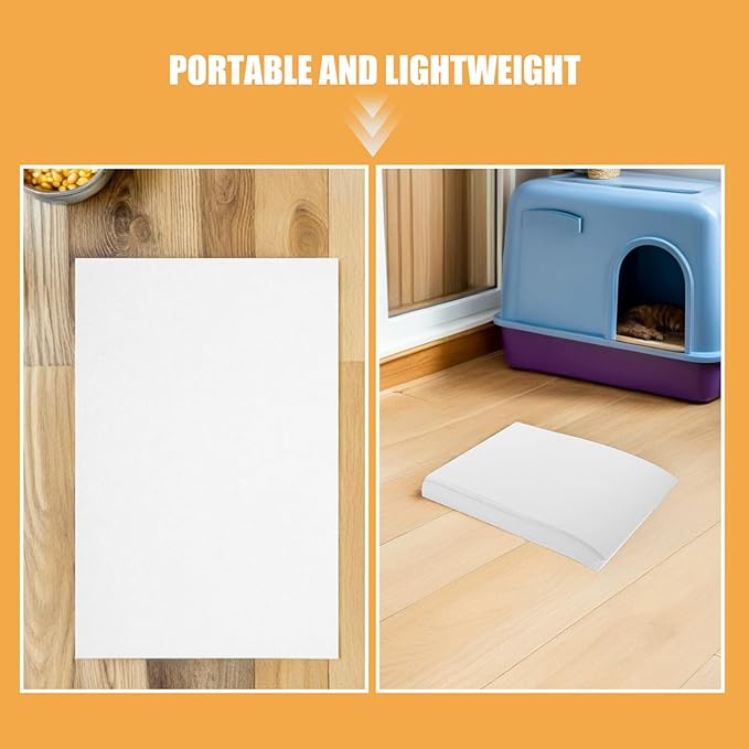 100 Sheets Disposable Birdcage Liners Absorbent Precut Paper for Parrot Parakeet Macaw Birds Portable Lightweight Easy Replacement Cage Bottom Liners