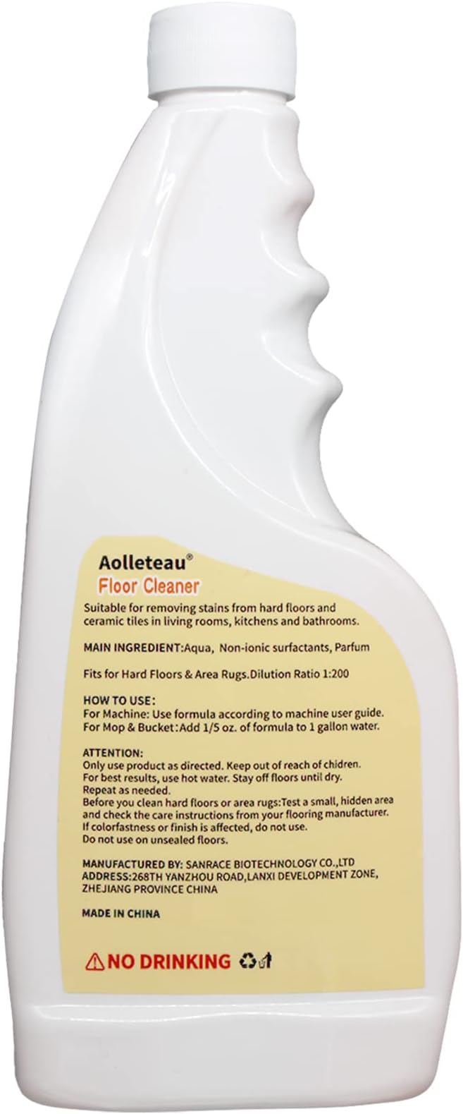 2 Pack Floor Cleaner Compatible with All Robot Vaccum and Mop, Wet Dry Vacuums, for Roborock, Tineco, Dreame, Shark, Bissell Mops, 16.9 FL.oz, Concentrate, Dilution Ratio 1:200, Orange Scent