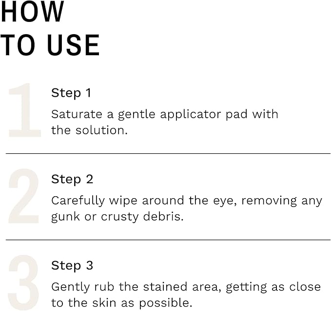 Eye Envy Tear Stain Remover Solution for Dogs. 100% Natural, Safe. Treats The Cause of Stains. Recommended by AKC Breeders, Vets, Handlers, Groomers. Contains Colloidal Silver. 4 oz. Made in USA