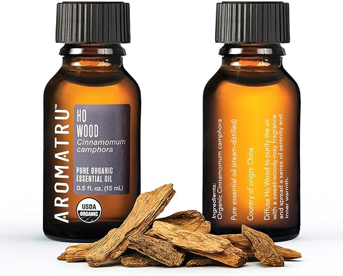 Comfort Essential Oil Kit – True Lavender, Palmarosa, Sweet Orange, and Ho Wood – Organic & Wildcrafted – ISO Certified – No Synthetic Fillers – Ethically Sourced