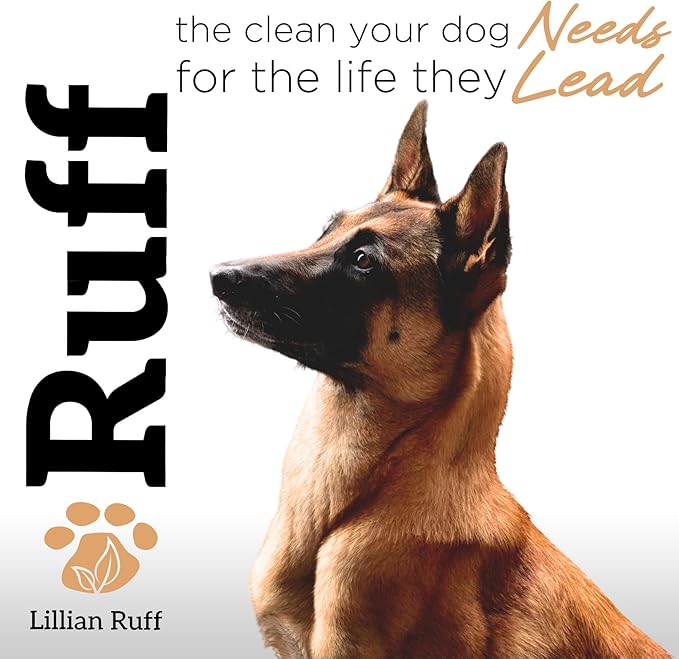 Ruff by Lillian Ruff Oatmeal Dog Shampoo Sandalwood Amber – Moisturizing Pet Shampoo with Aloe & Coconut Oil – Relieves Itching, Hot Spots & Odor – Puppy Safe – Made in USA (Gallon with Pump)
