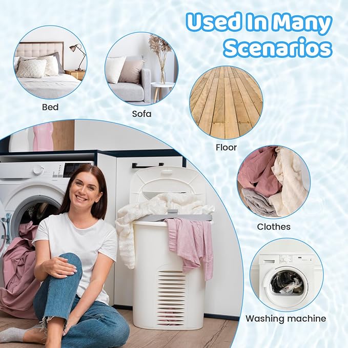 5 Pcs Pet Hair Remover for Laundry, Reusable Pet Hair Lint Catcher for Washing Machine, Washing Machine Hair Catcher Lint Remover for Clothes Dryer, Cat Pet Dog Hair Remover for Laundry