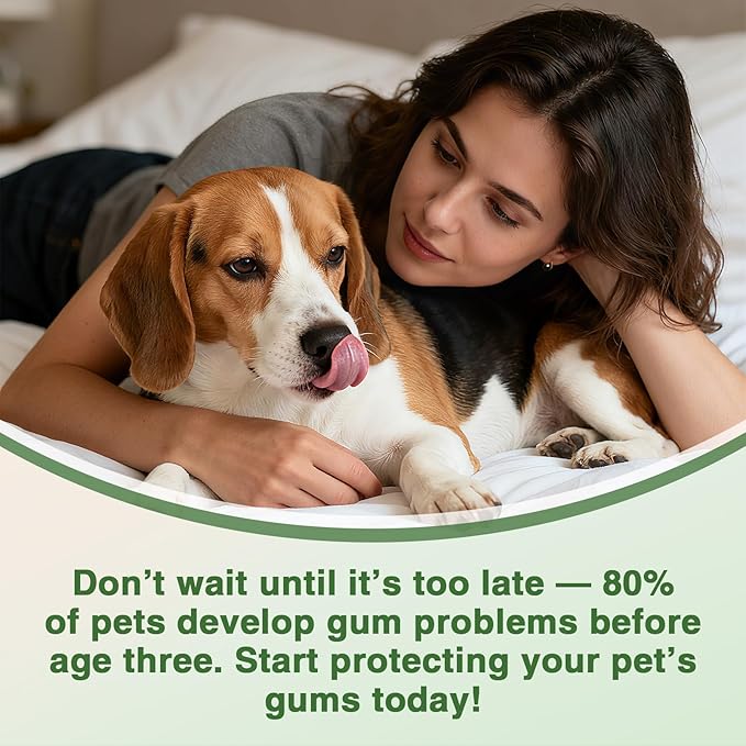 Dog Toothpaste Kit for Gum Care – Watermelon Flavor Dental Toothpaste with Finger Brush & Long-Handle Toothbrush – Reduces Plaque, Soothes Gums, Freshens Breath – Safe for Daily Use