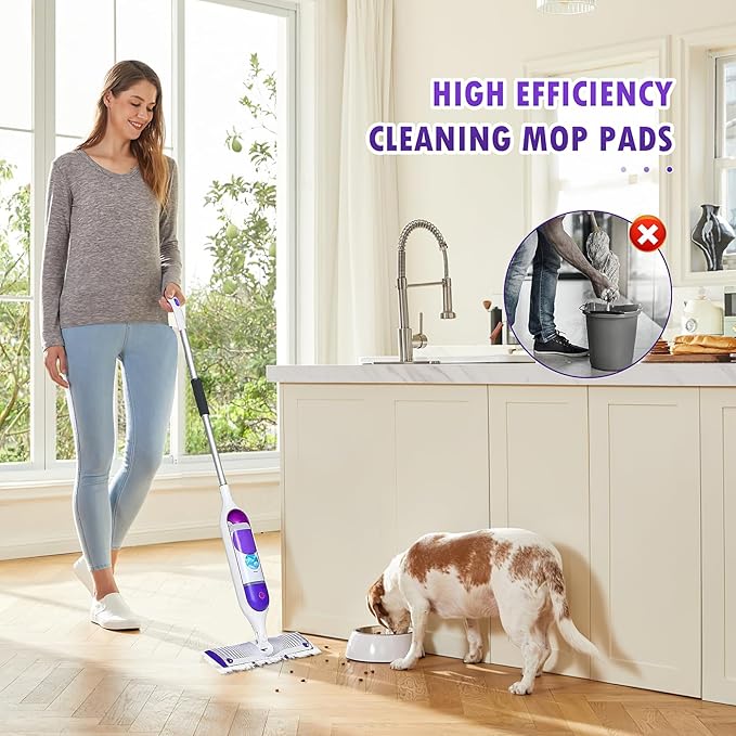 18 Count Disposable mop Pads Refills for Swiffer PowerMop Multi-Surface Mop and PowerMop Wood Mop, Replacement Pads Use for Floor Cleaning