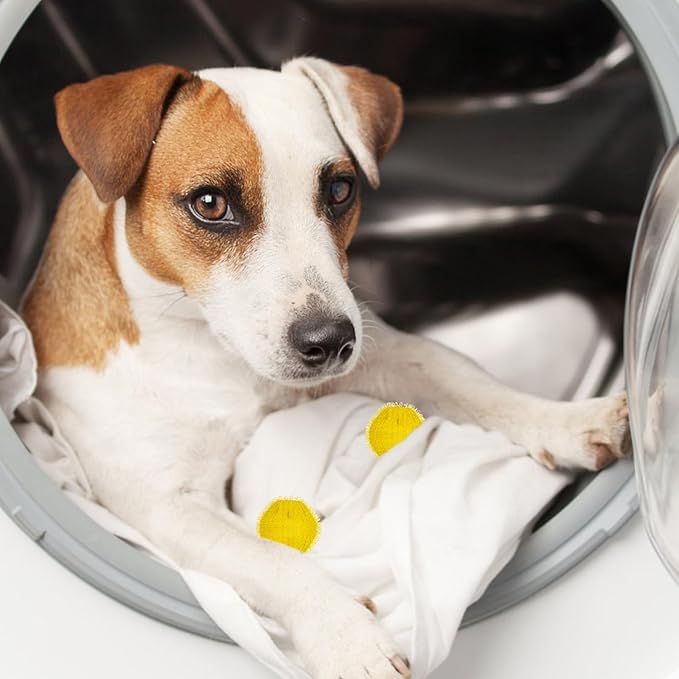 18-Pack Reusable Pet Hair Remover Balls for Laundry, Washer and Dryer Lint Catcher for Dog and Cat Fur Removal