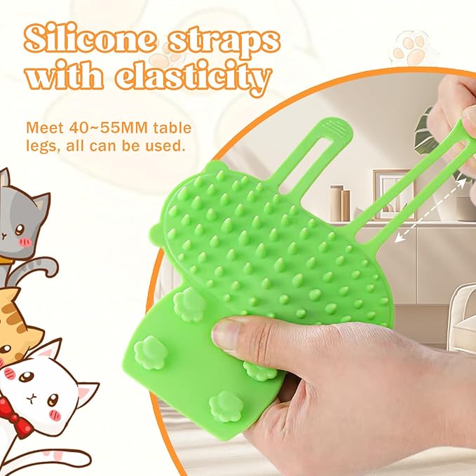 3 Pack Cat Self Groomer for Indoor Cats, Cat Self Groomer Corner Scratcher, Face Scratchers for Climbing Frames Table Legs