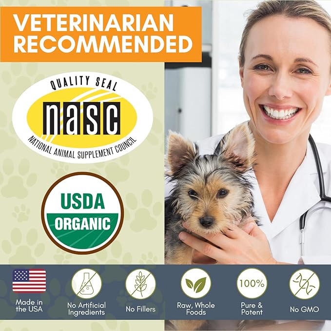 Wholistic Pet Organics Pet Shampoo Concentrate: Heavenly Herbal Organic Dog Shampoo and Conditioner - All Natural Puppy and Cat Shampoo for Dry, Itchy Skin, Allergies, Dandruff Shampoo - 2 oz