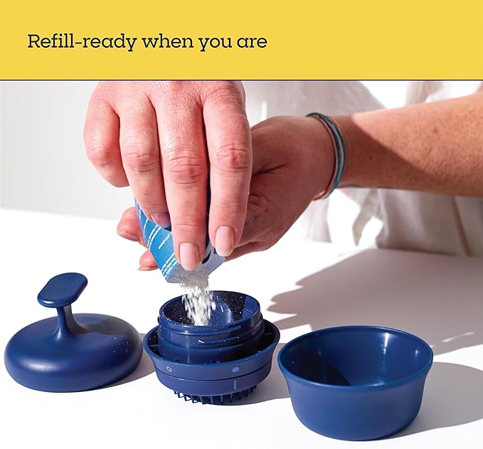 Pet Life Unlimited Dry Shampoo Refillable Applicator & 3 Count Dry Shampoo Powder Refills