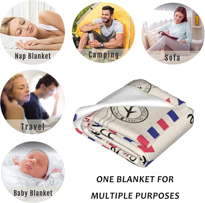 Sister's Super Soft Flannel Throw Blanket for Sisters - Graduation, Birthday, Mother's Day, Christmas, Valentines Day - Bed, Couch (60x80)