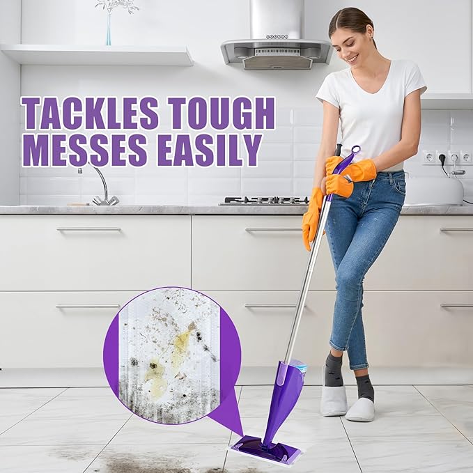 30 Count Disposable Wet Pads Refill for Swiffer Wet Jet Mop,Wet Jet Pads for All Floor Types,Disposable Multi Surface Wet Jet Hardwood Floor for swiffer Wet Pads Refill