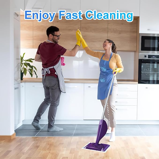 20 Count Disposable Mop Pad Refills (11.6" x 5.9") for Swiffer WetJet and Similar Spray Mops, Highly Absorbent, Suitable for All Floor Surfaces, Deep Cleaning of Stubborn Stains