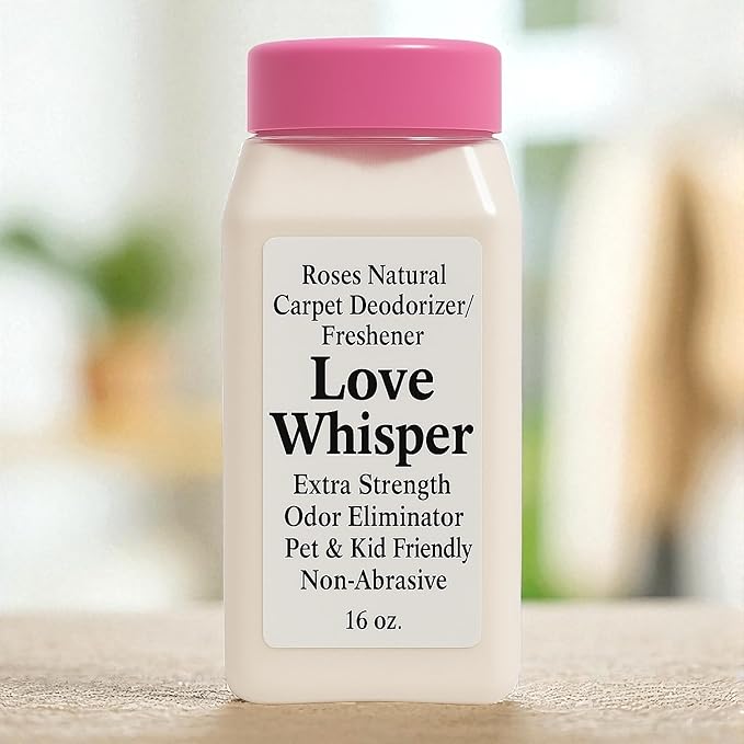 Carpet Deodorizer and Freshener, Extra Strength, Pet & Kid Safe, Vanilla Pumpkin Scent, 16 oz (Love Whisper)