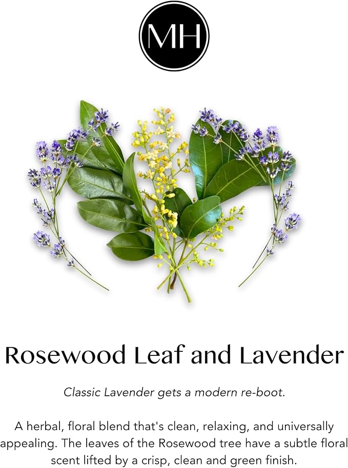 Murchison-Hume Luxury Room & Linen Spray – Rosewood Leaf & Lavender | Eco-Conscious, Non-Toxic & Pet-Friendly Fabric Mist & Air Freshener | Long-Lasting Scent, 10 fl oz