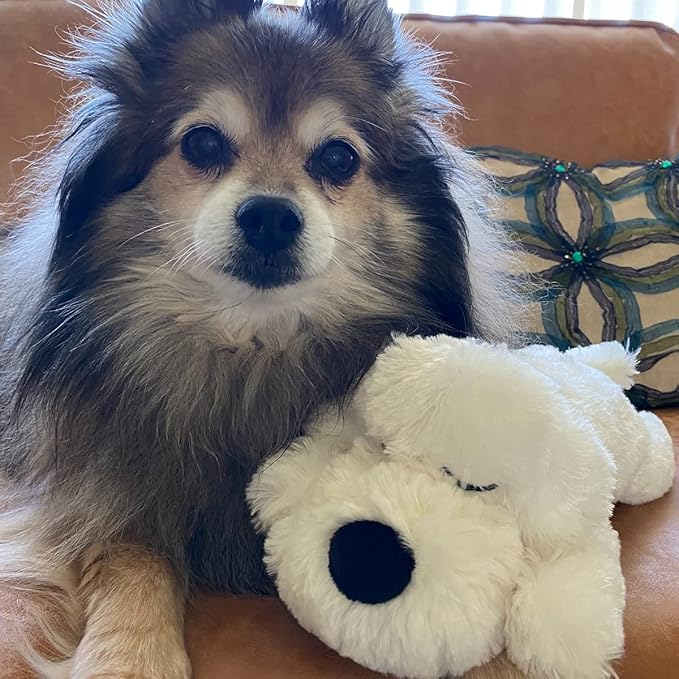 Original Snuggle Puppy Toys for Small Breeds - Heartbeat Puppy for Dogs - Pet Anxiety Relief and Calming Aid - Comfort Dog Toys for Behavioral Training. Heat Pack not Included