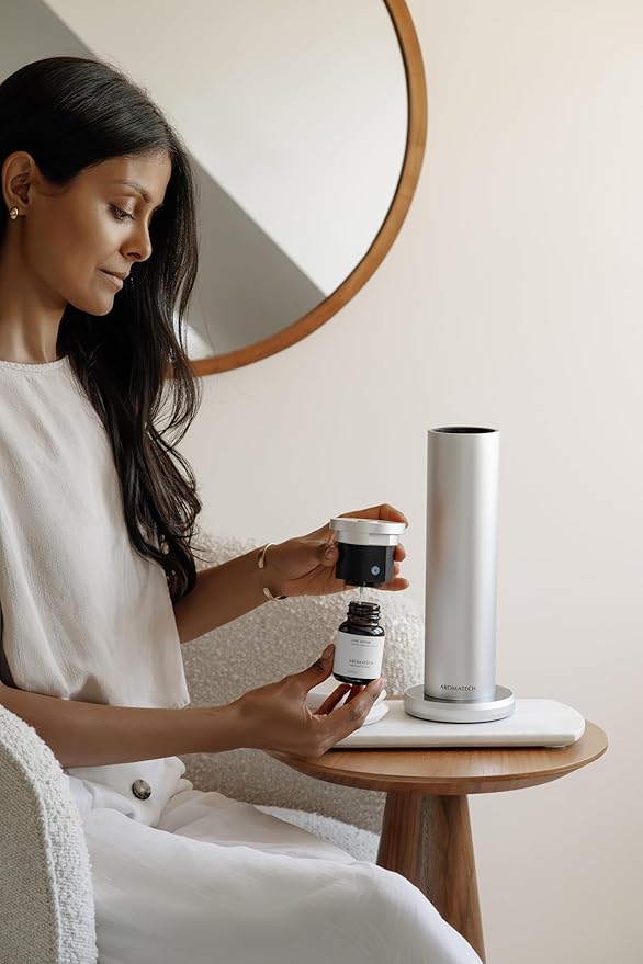 AromaTech The Beach House Aroma Essential Oil Blend: Luxury Hotel Inspired Aromatherapy with Bergamot, Coconut Milk & Sandalwood for Ultrasonic Diffusers & Nebulizers - 4 fl oz, 120 mL