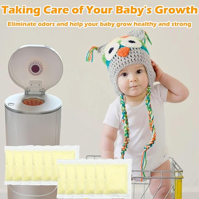 12 Pack Deodorizers Refills for Munchkin Pail Diaper, Diaper Pail Odor Removing for Munchkin deodorizing Discs