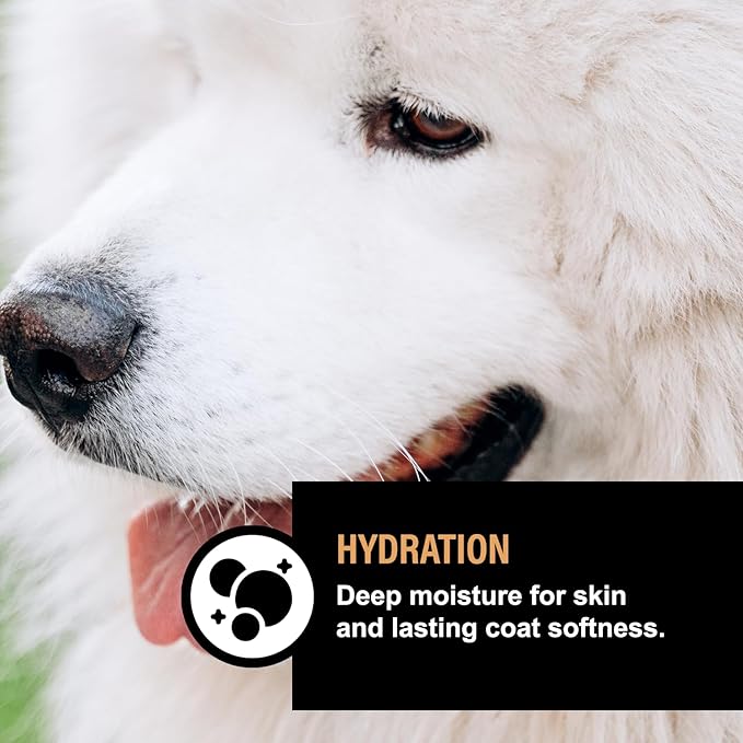 Holm & Herd Oatmeal Honey Dog Care Gift Bundle – 3 Piece Grooming Set with Bubble Bath Shampoo, Deodorizing Spray & Serum – Soothing Dog Gift for Sensitive Skin (Oatmeal Honey)