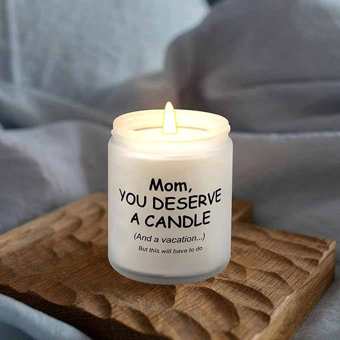 Lihome Gifts for Mom from Daughter Son, Funny Mothers Day & Birthday & Thanksgiving & Christmas Gifts, Vanilla Coconut Candles(7oz)
