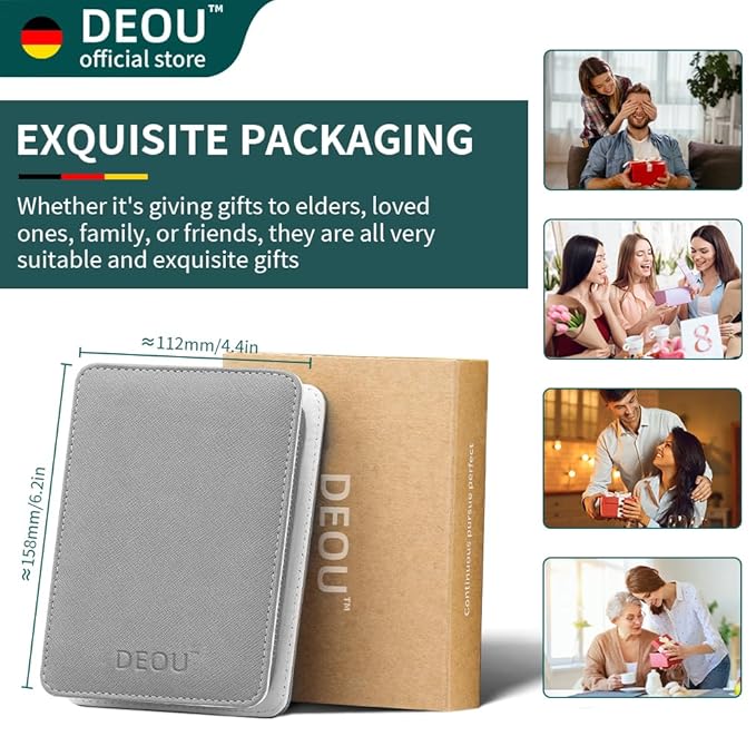 DEOU Kit Grooming Nail Clippers Set 11 in 1 Stainless Steel Professional Manicure Kit Nail Clippers Set for Women, 11pcs Luxurious Personal Care Manicure Nail Gift Set for Travel or Home