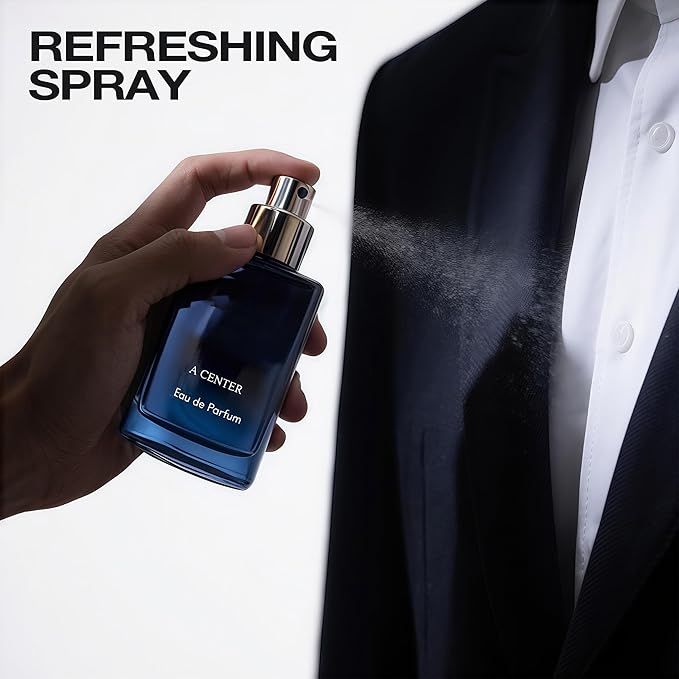 Men's Cologne Include 4 Variety Pack Perfume Gift Set- 3.4 Fl Oz Each Eau De Parfume Tobacco,Musk,Woody,Masculine Scent Long Lasting Fragrance(MilanoMR&Salva&LionBlue&ValentG)