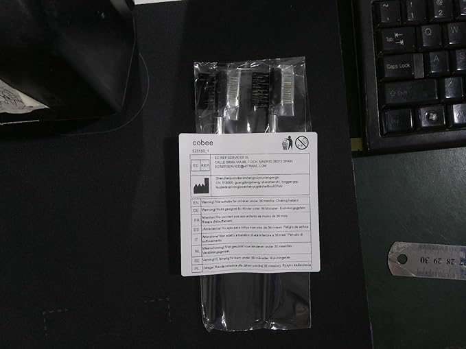 cobee Double-Head Metal Grooming Comb for Dogs, Puppies, and Cats - 2 Pcs Booger, Flea, Crust, Mucus, and Tear Stain Remover