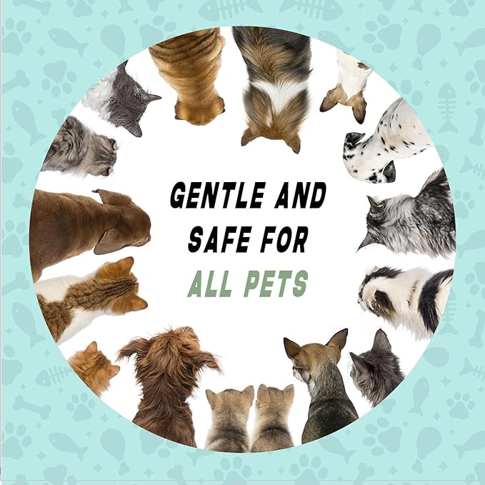 Dog Ear Cleaner Wipes Finger for Dogs & Cats, Dog Ear Infection Treatment Regular Soothing Odor Remove Ear Wax Build Up Pet Health Supplies Premium Strength Relieve Ear Itching 50 Count