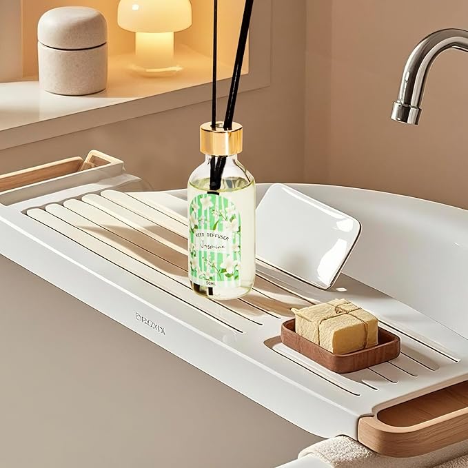 Reed Diffuser of 3 Pack, Linen Eucalyptus Jasmine Oil Diffuser Set with 15 Sticks, Bathroom Air Freshener, Aromatherapy Reed Diffusers for Home, Office, 1.7 Fl. Oz Each, Total 5.1 Fl. Oz